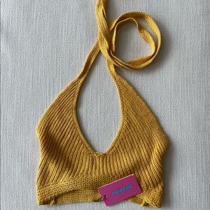 Mustard Yellow Knitted Top
